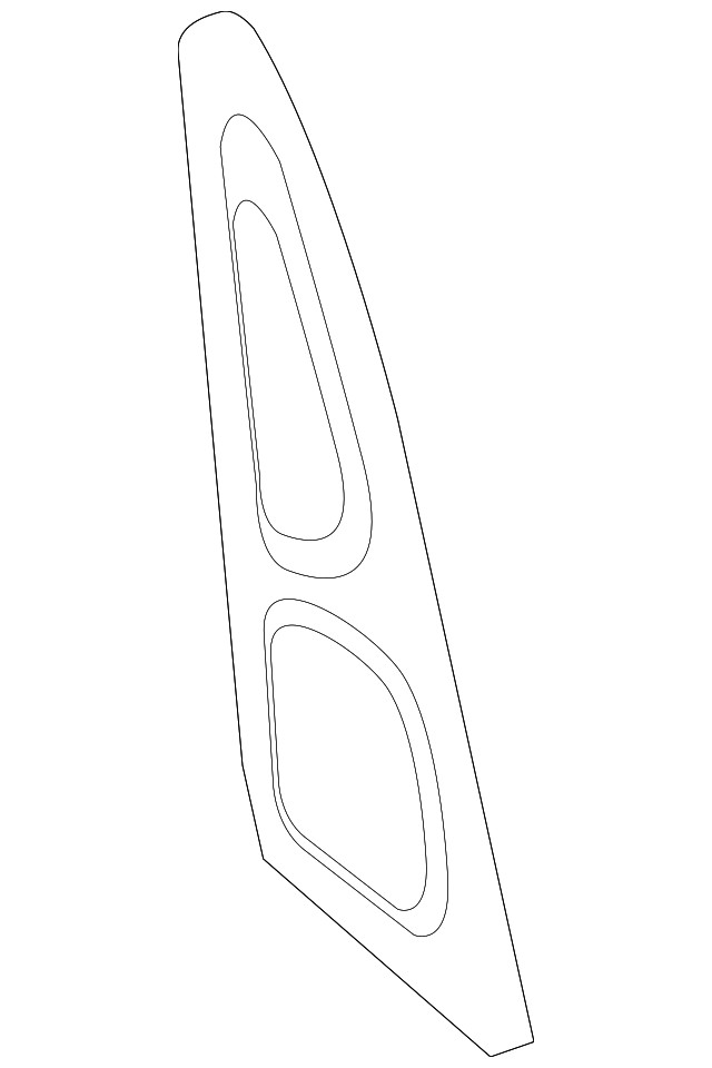 Genuine GM Driver Side Body Side Outer Panel Extension 22786694