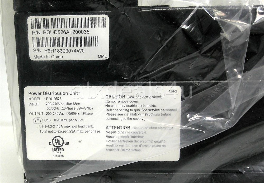 Delta PDUD526 Power Distribution Unit New other