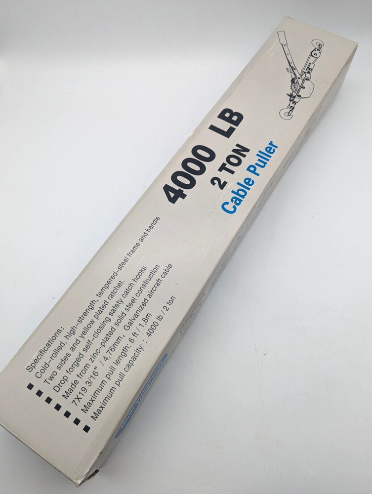 RELIABILT 4000-lb 6-ft Cable Puller Winch