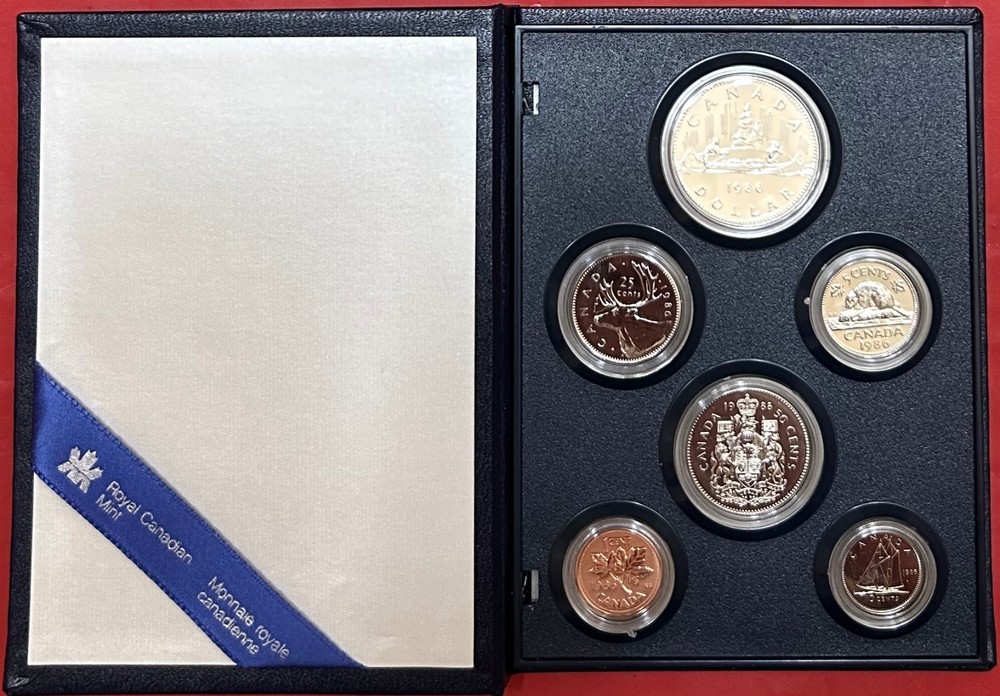 1986 Canada Specimen Set Plus COA & Box