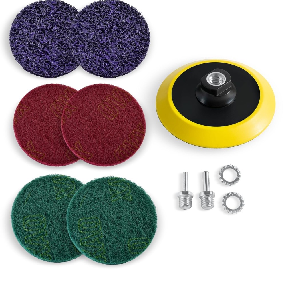 5-Inch Metal Stripping Surface Condition Kit for Angle Grinder