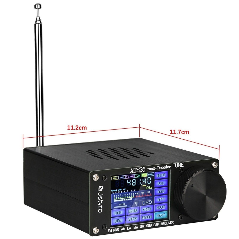 1PCS ATS25max-Decoder Si4732 Full Band Radio Rece-iver DSP SW w/ Activation Code