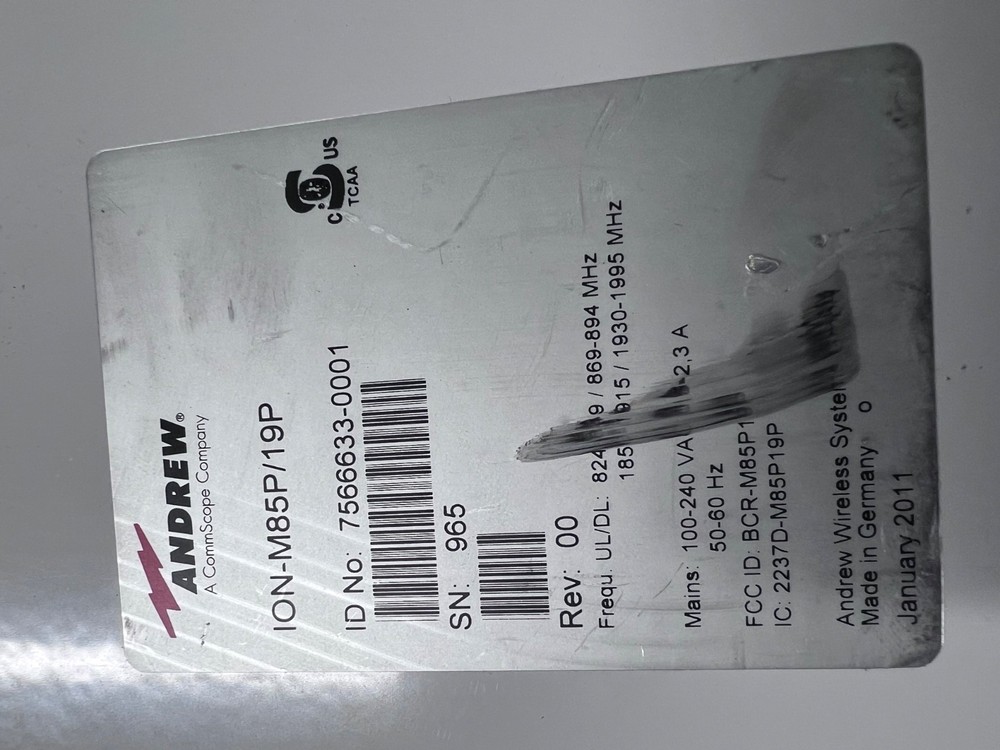 Commscope ION-M85P/19P Remote Optical Unit - 16623