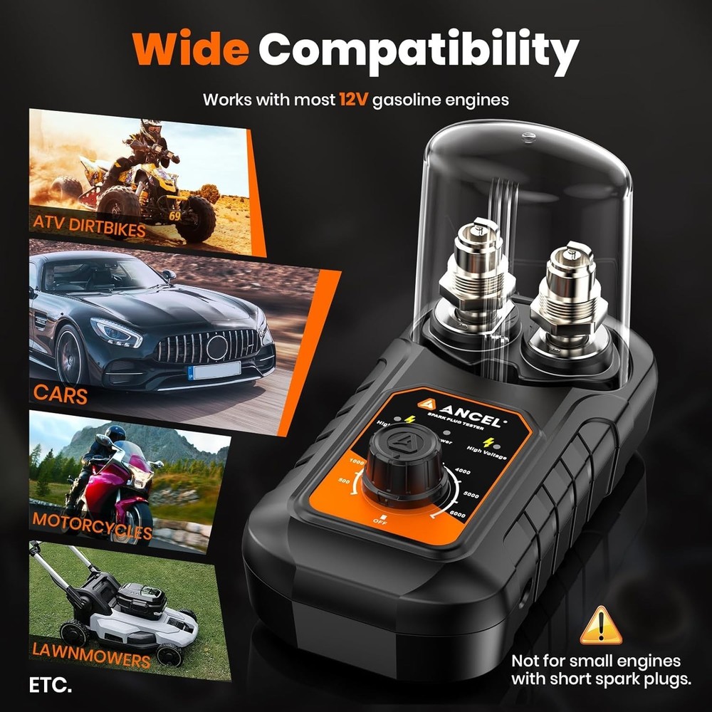 SP21 Spark Plug Tester Ignition Analyzer 0-6000RPM Tool