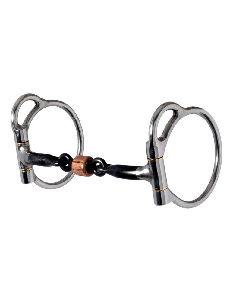 Reinsman Bit Non Leverage Trail Dee Roller 3 Piece Silver 251