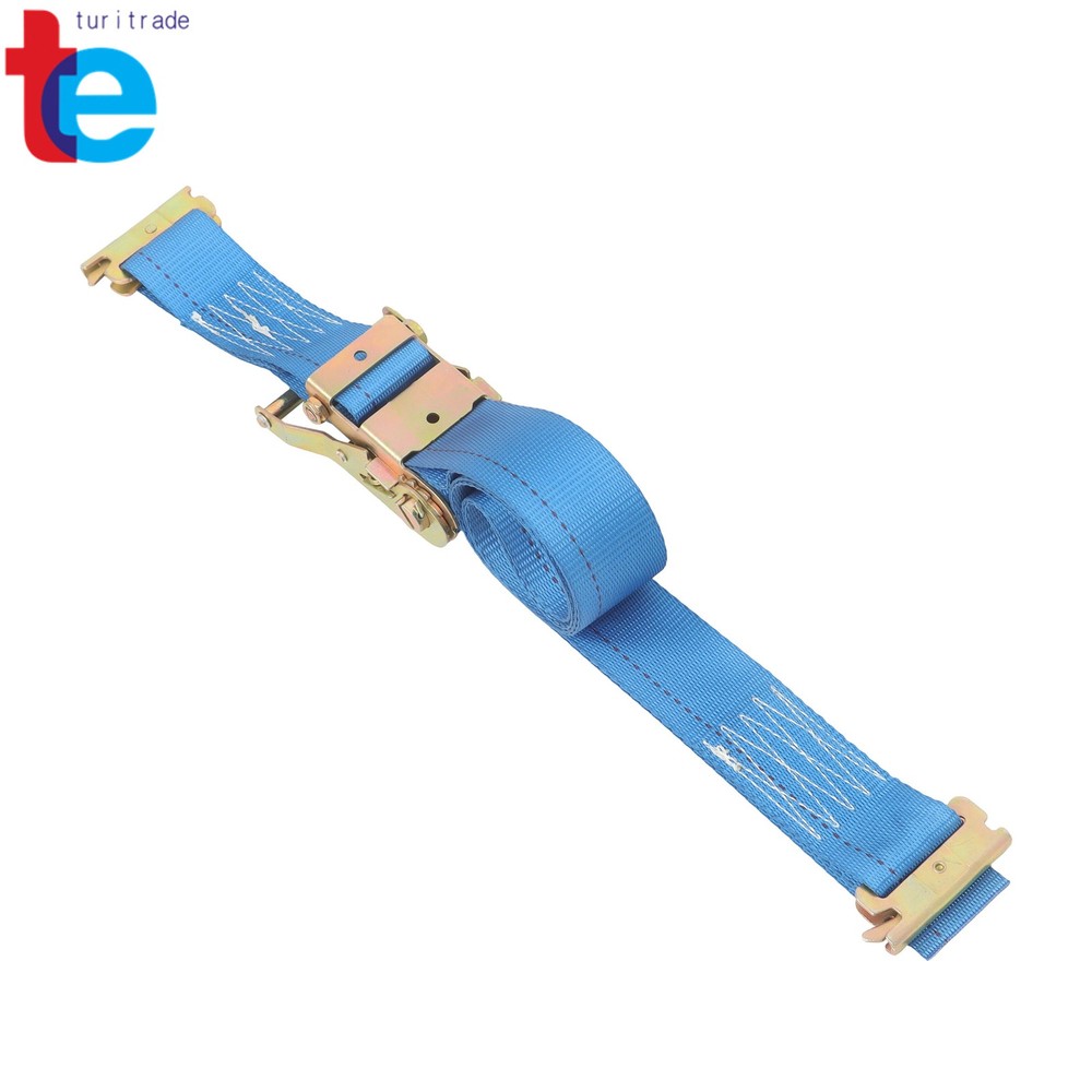 Wheel Chock Tie-Down Kit 4PCS E Track Wheel Chock 2PCS 7.5' Tie-Down Strap