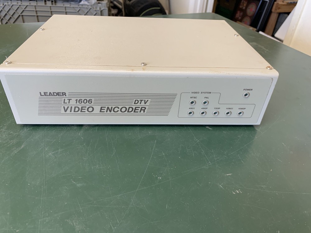 LEADER ELECTRONICS LT1606 DTV VIDEO ENCODER 250VAC
