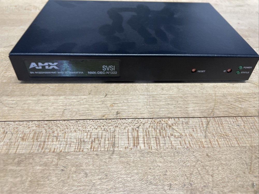 AMX SVSI NMX-DEC-N1222 Decoder