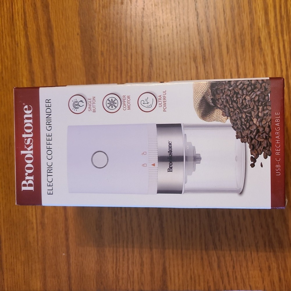 Brookstone Electric Coffee Grinder