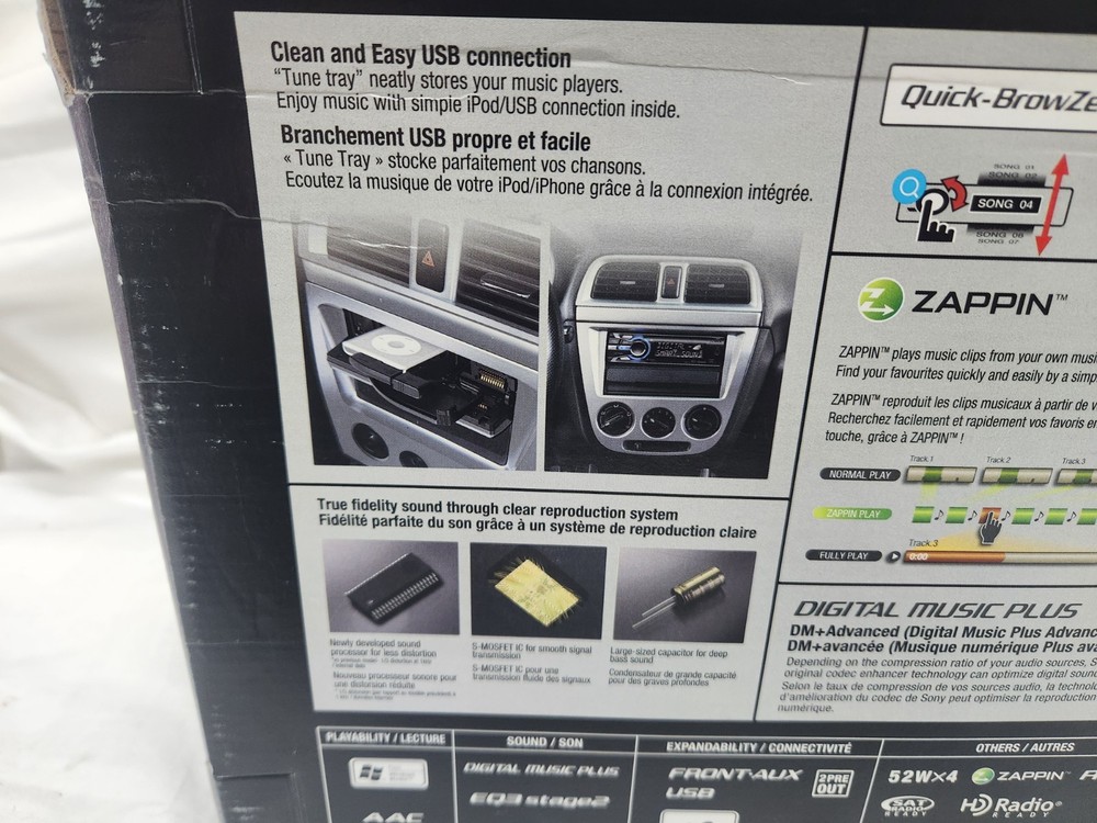 Sony DSX-S100 iPod/USB Compatibility