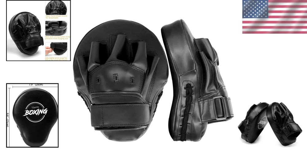 Professional Boxing Curved Mitts for Developing Punching and Defensive Skills