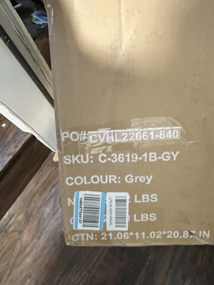 Home Office Desk Chair Gray (read)