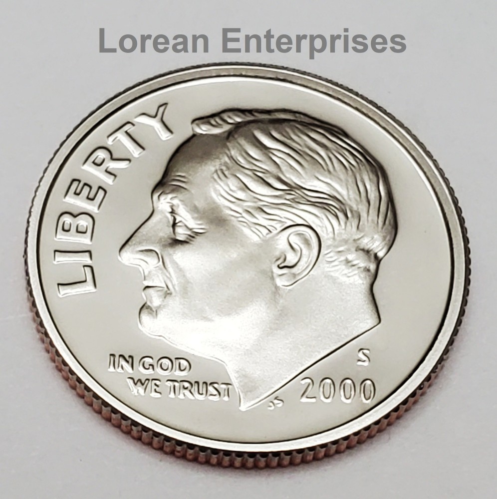 2000 S Roosevelt Dime CLAD ✼ PROOF✼
