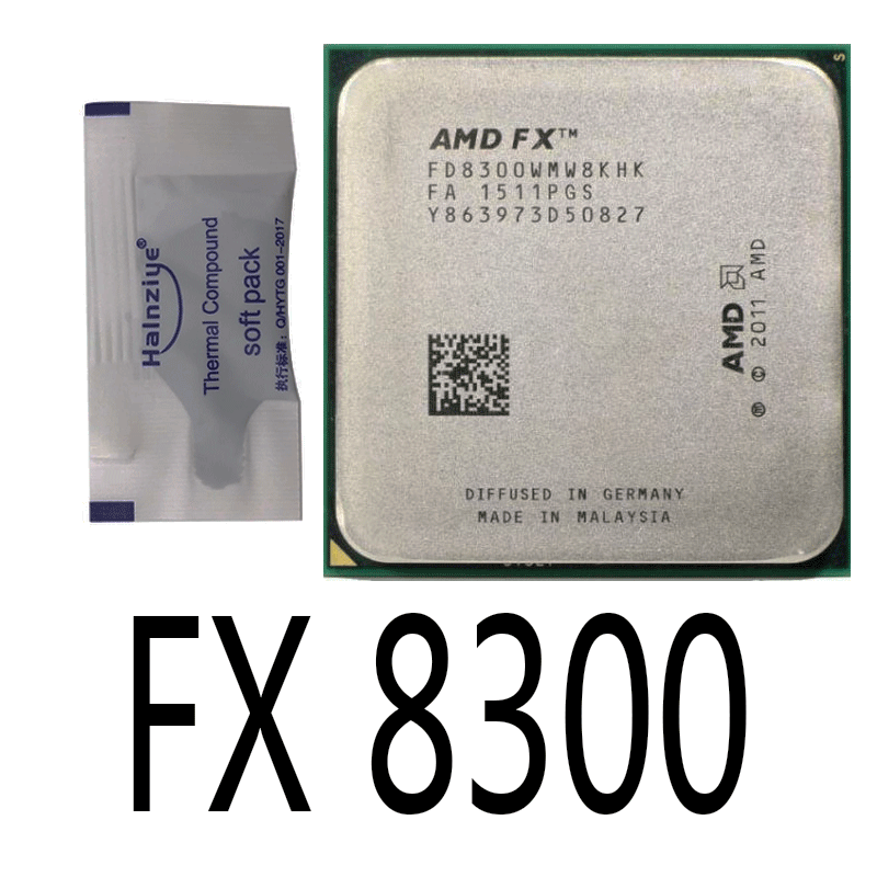 AMD FX 8-Core FX-8300 3.3/4.2GHz Socket AM3+ 95W 16MB CPU Processor