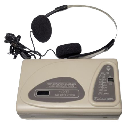 CASSETTE PLAYER HEADPHONE - RR179
