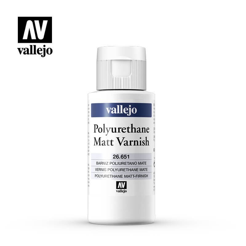 Vallejo 60ml Polyurethane Matt Varnish Bottle 26.651