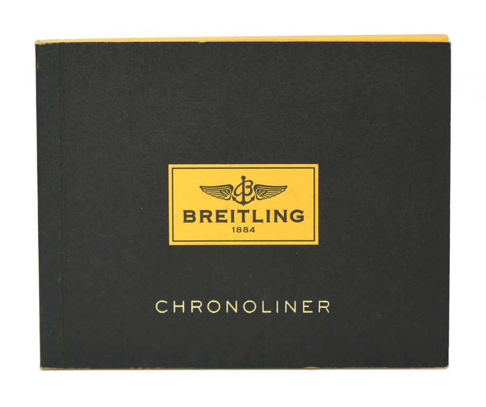 Breitling Chronoliner Booklet Manual