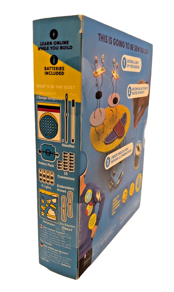 NEW! TECH WILL SAVE US SEW and GLOW KIT Sewing Circuits Electronic STEM ACTIVITY