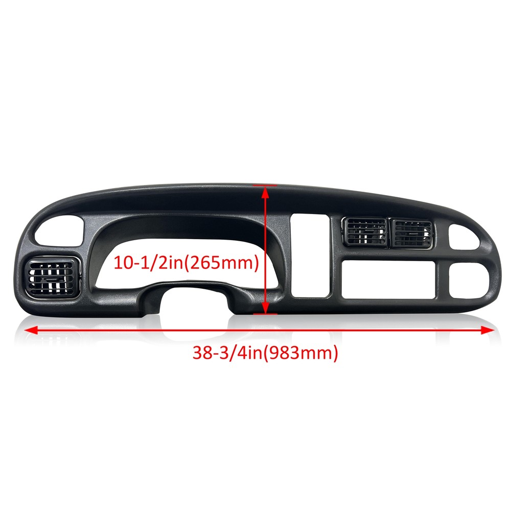 Dash Instrument Panel Pad Replacement Vent For 98-02 01 Dodge Ram 1500 2500 3500