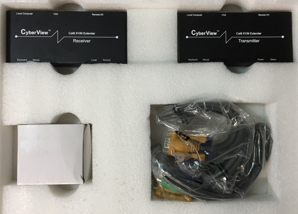 Cyberview Cat6 KVM Extender XTD-USB-1000