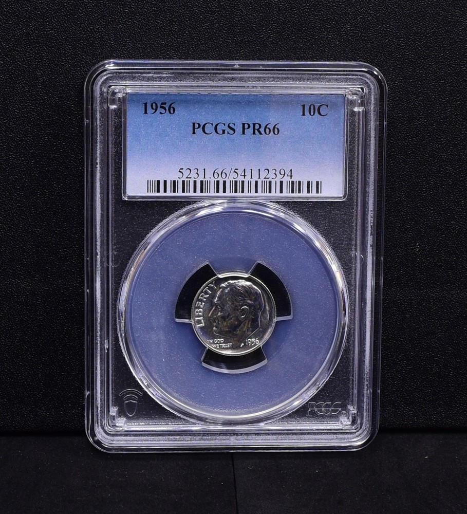 1956 Roosevelt Dime - PCGS PR66 (Bulk)