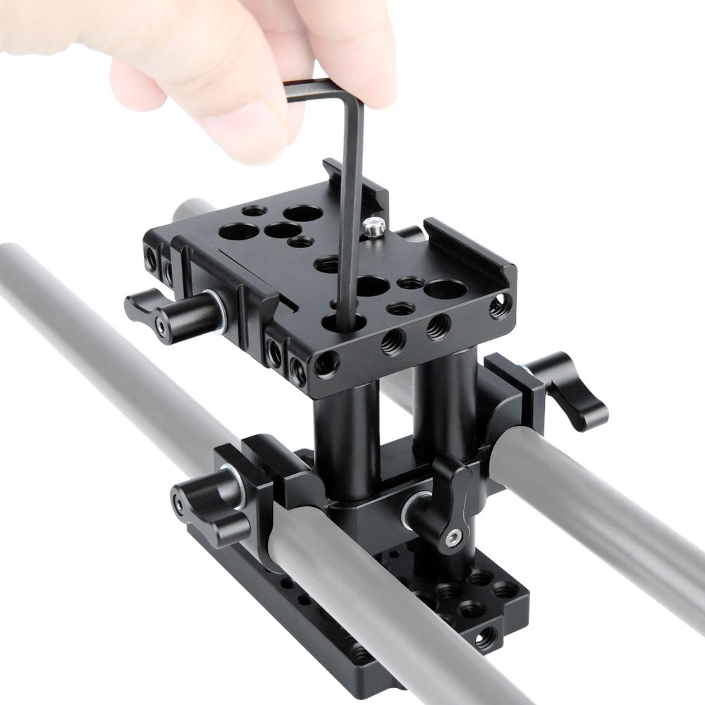 NICEYRIG Quick Release Tripod Mount Baseplate for Manfrotto Standard Accessory