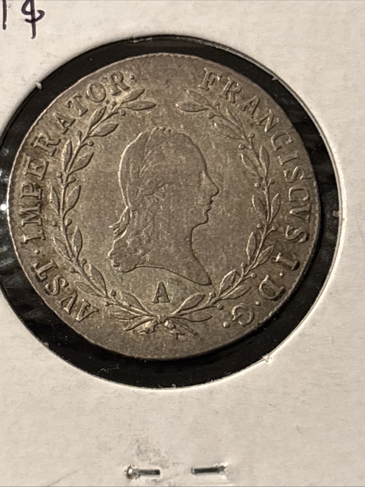 1817 a AUSTRIA /SILVER 20 KREUZER