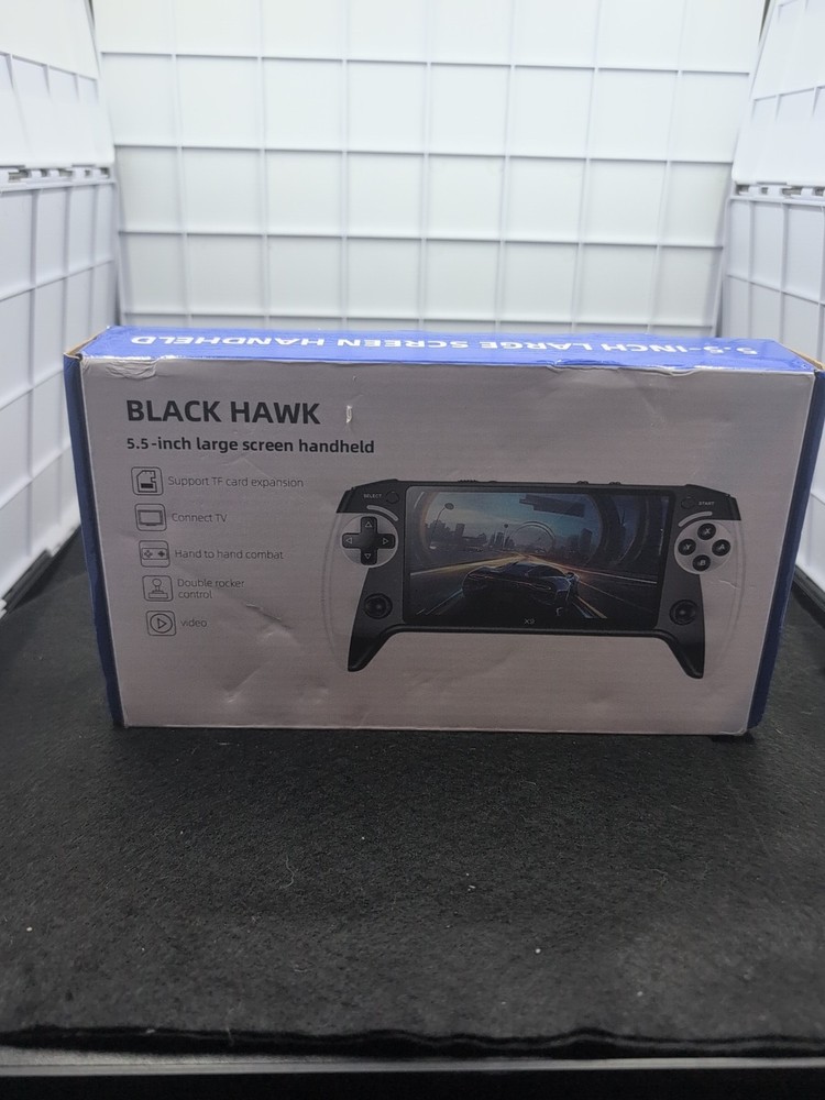 X-9 Black Hawk 5.5 In Large Screen Handheld Game system