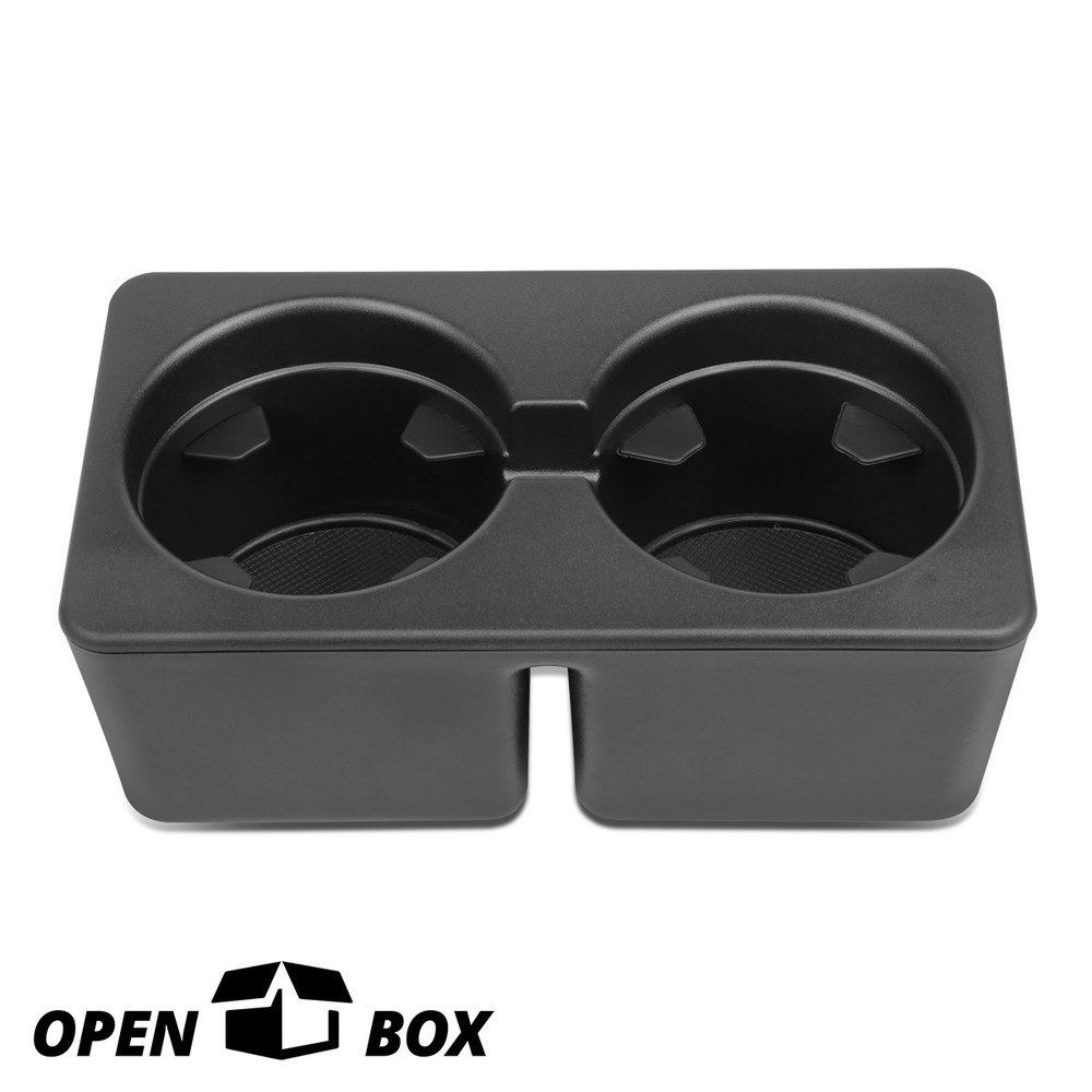[OPEN BOX]FRONT FLOOR CONSOLE DUAL CUP HOLDER INSERTS FOR 07-14 SILVERADO SIERRA