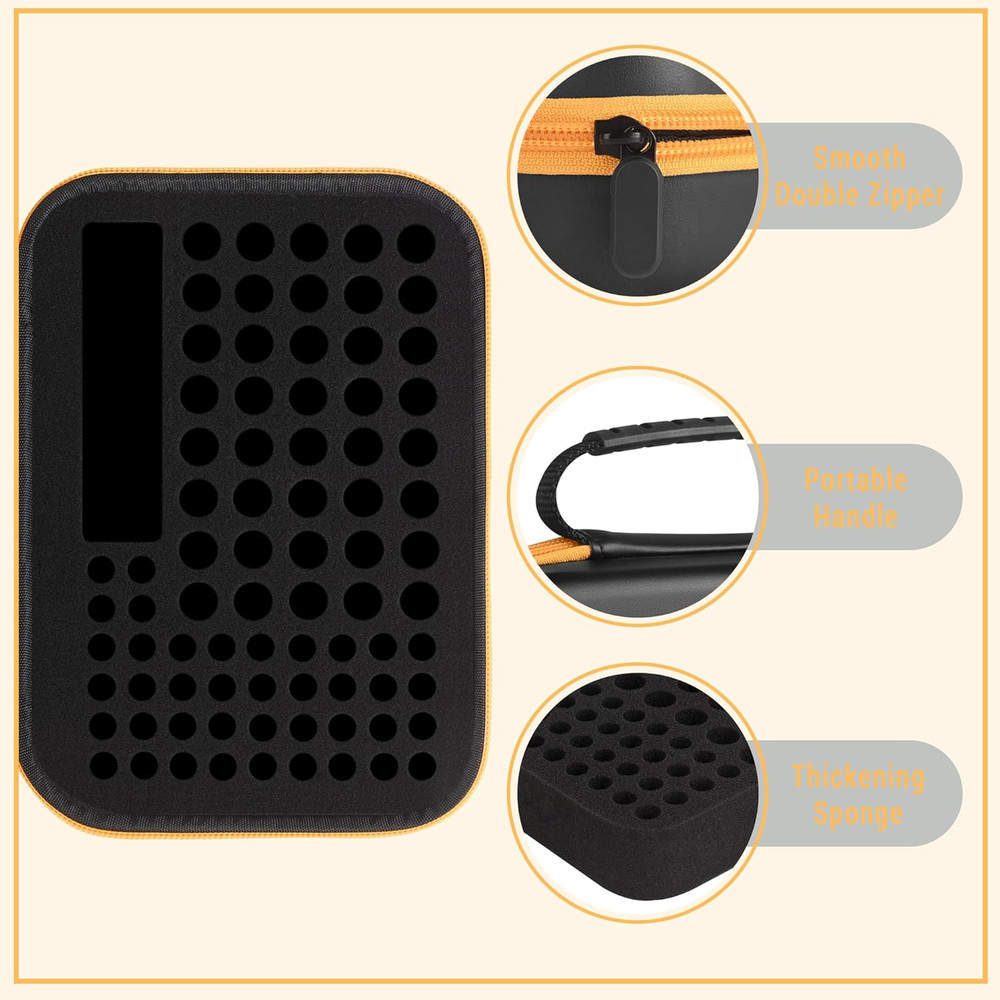 Battery Organizer Storage Case with Tester for AA AAA Button Battery Holder Carr