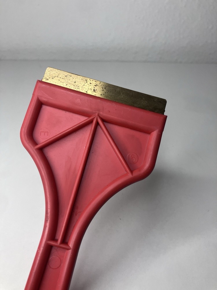 Fantastic Windshield Ice Scraper Red Color Used Condition