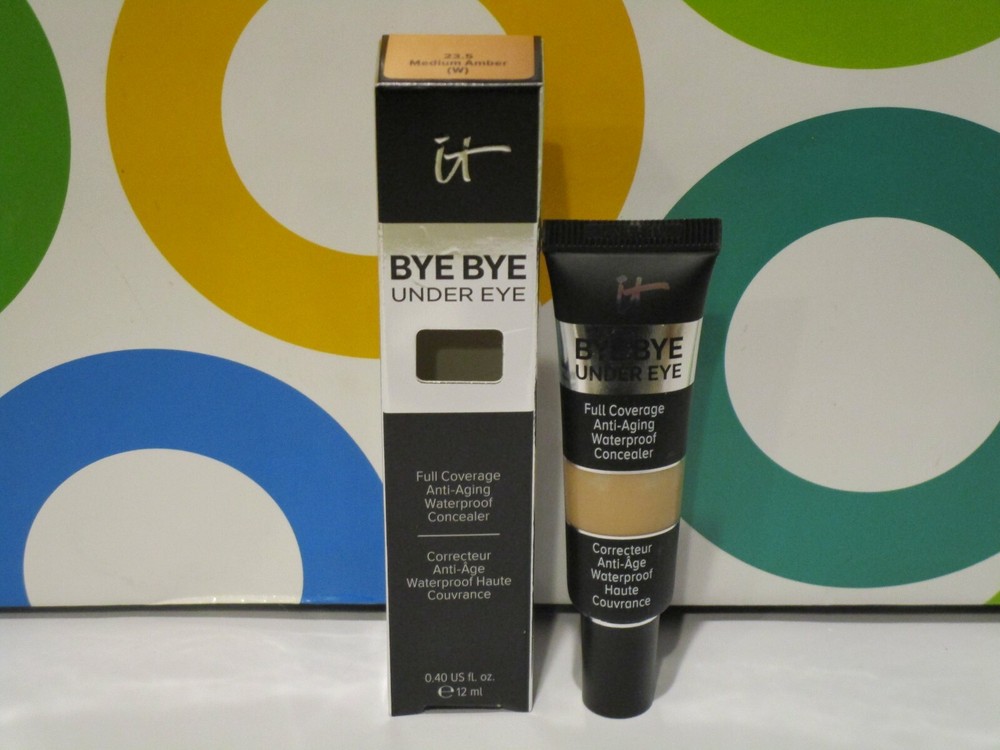 IT COSMETICS ~ BYE BYE UNDER EYE WATERPROOF CONCEALER ~ # 23.5 MEDIUM AMBER