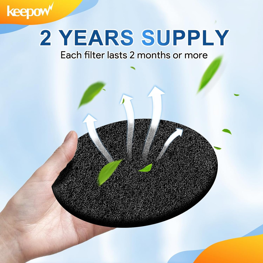 6.7 Inch Compost Bin Filter Replacement for Kitchen Compost Bin Countertop, 10-P