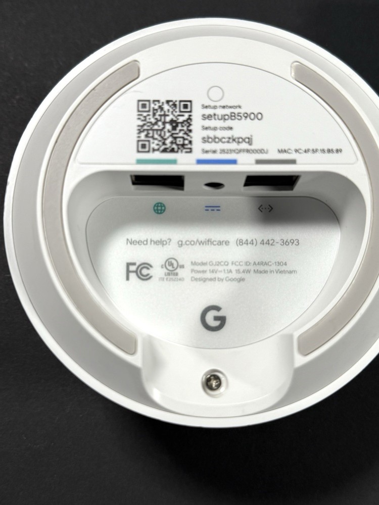 Google WiFi Mesh System Router & Extender Model: GJ2CQ - White (Single Unit)