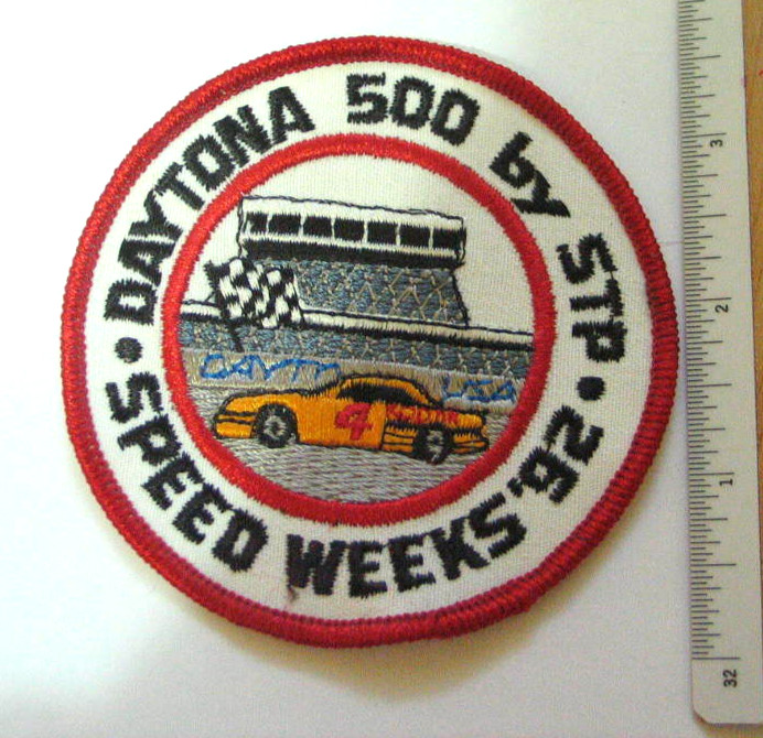 Daytona 500 1992 Speed week Racing Patch