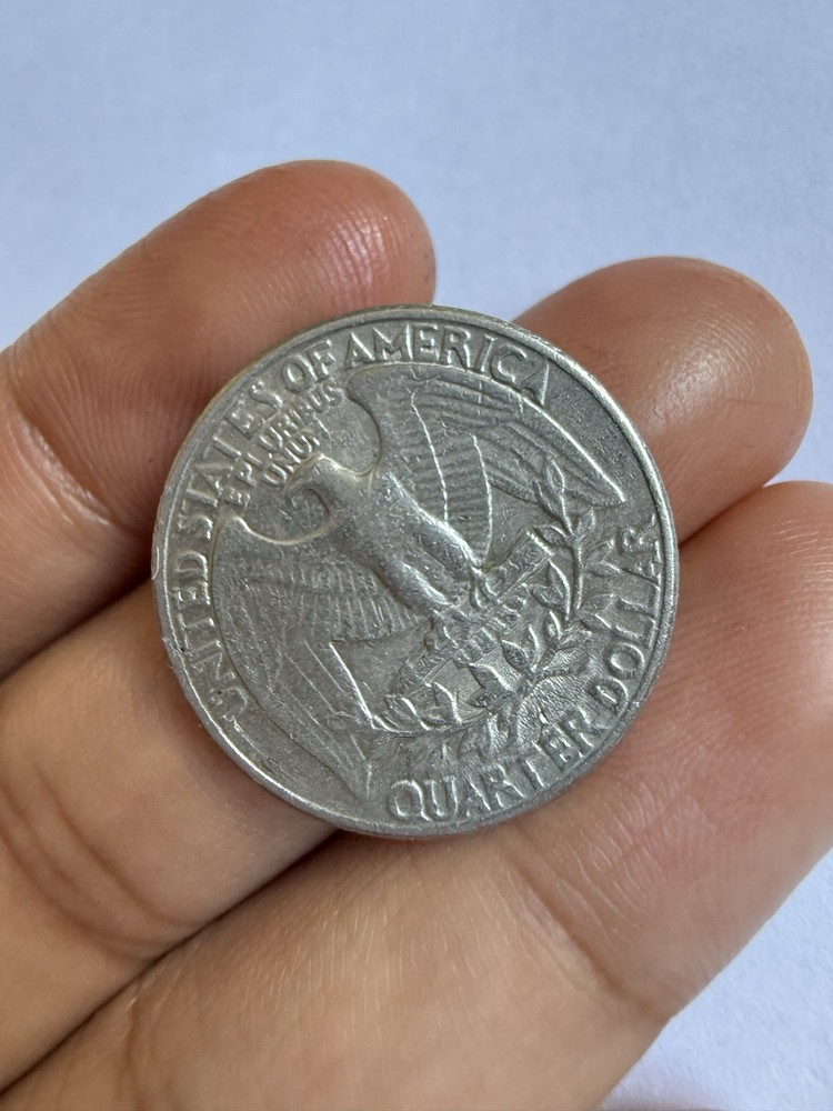 1982 D Washington Quarter, Filled In Mint Mark Error/Multiple error