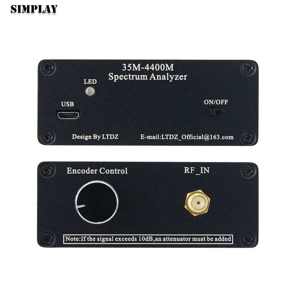 35Mhz-4400MHz Handheld Portable Spectrum Analyzer RF High Frequency Analyzer