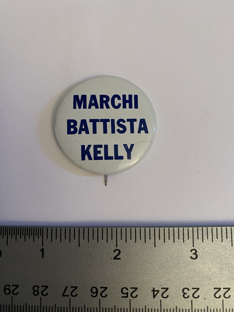 Marchi Battista Kelly Pin Back Button P165