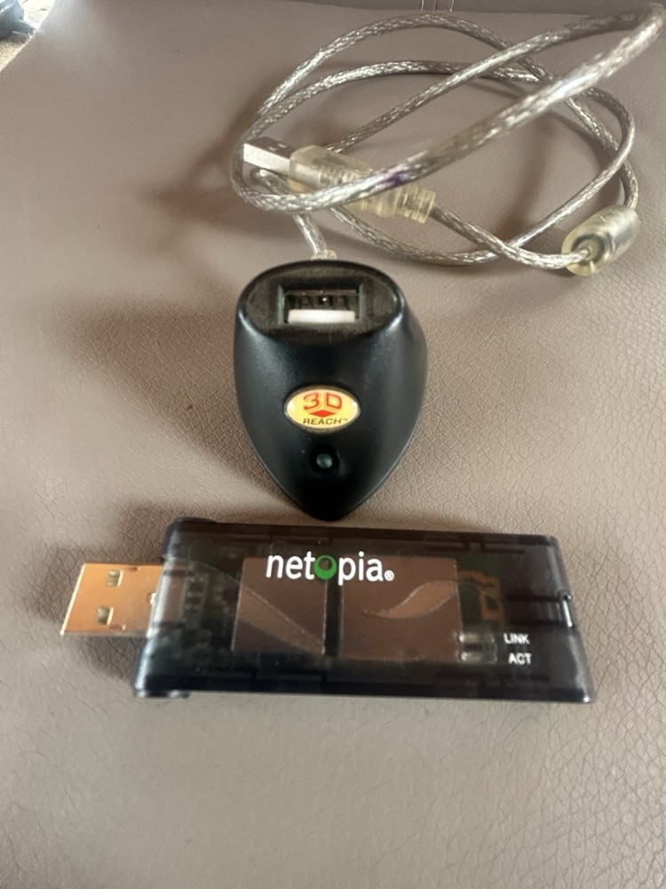 Netopia TER/GUSB2-N Wireless USB 2.0 Adapter 3D Reach Black
