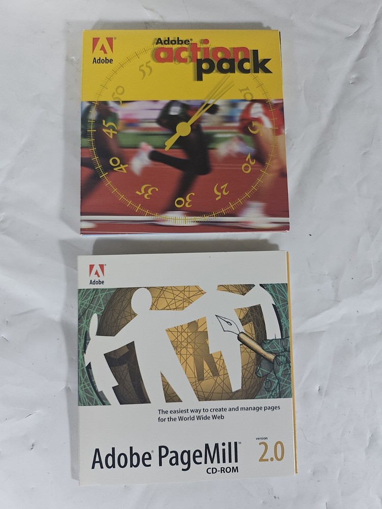 Adobe Pagemill 2.0 MAC Apple Vintage PC Software Web Design Web Page Maker 🔥