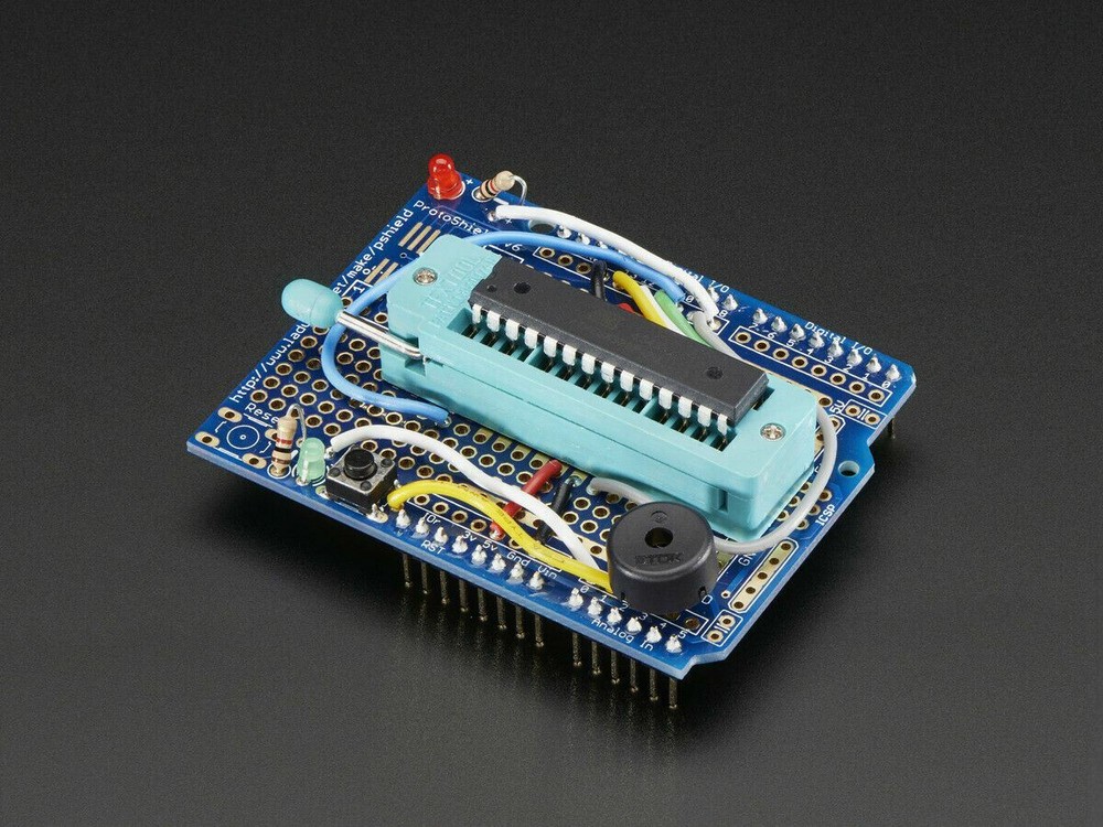 [3DMakerWorld] Adafruit Standalone AVR ISP Programmer Shield Kit w/ blank chip