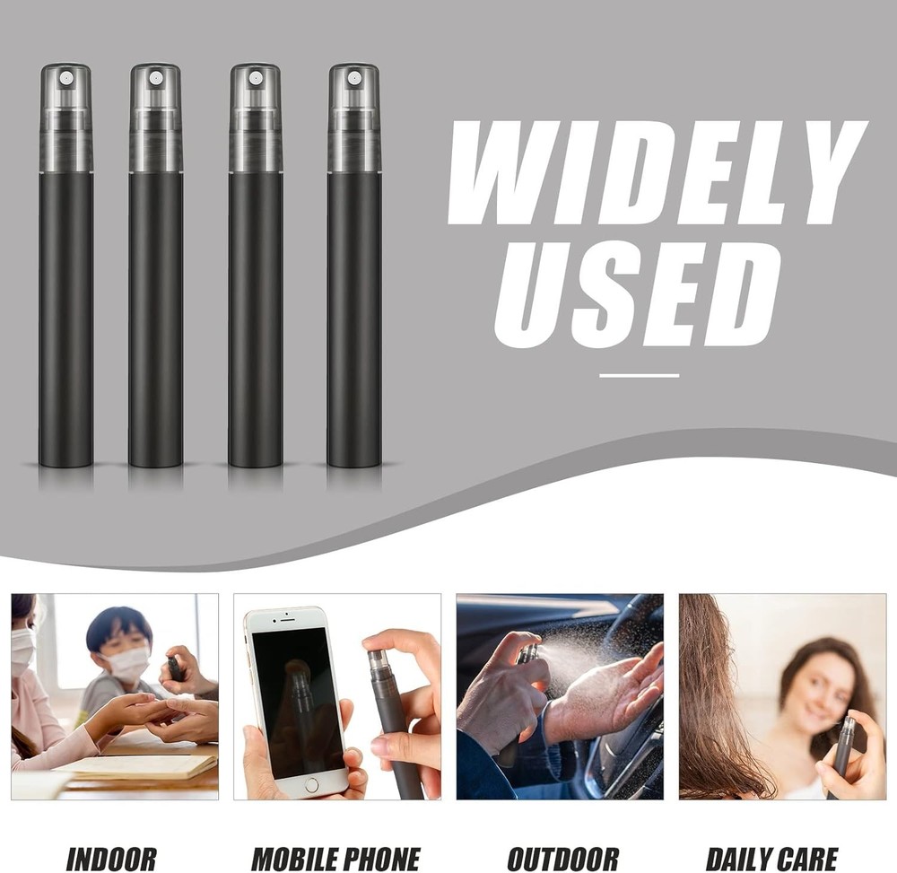 10ml Travel Perfume Spray Bottles Refillable Mini Plastic Atomizers 100pc