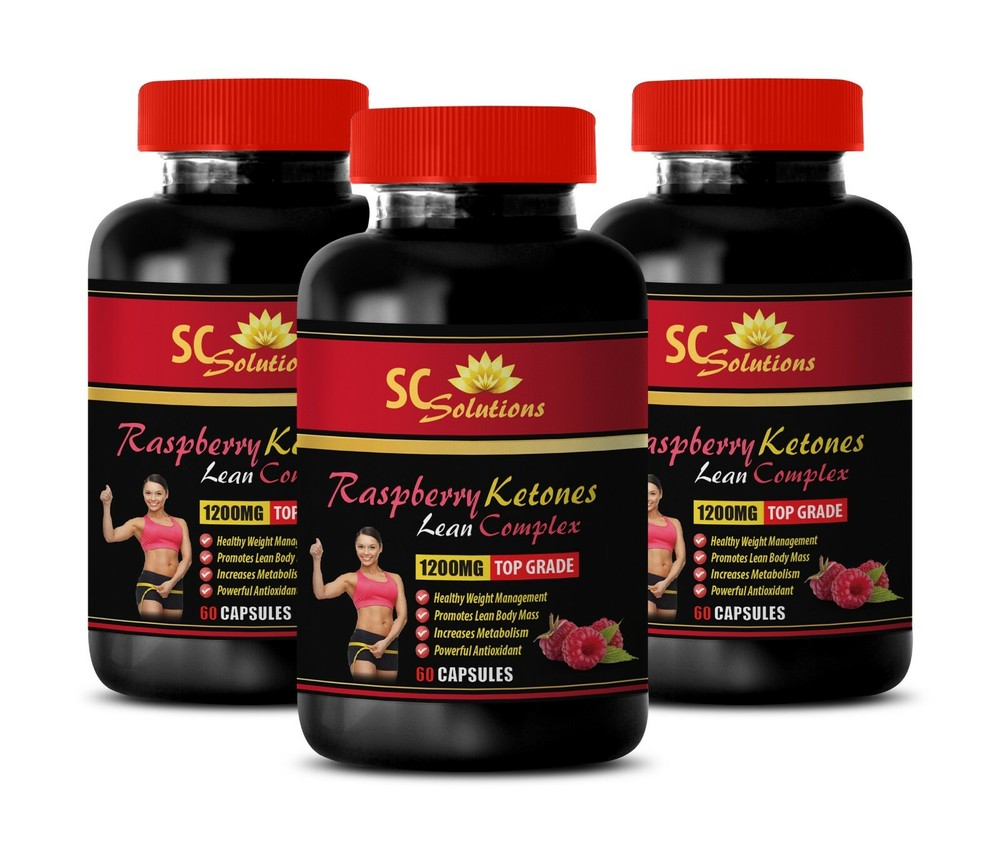 raspberry capsules - RASPBERRY KETONES - natural fat burner 3 Bottles