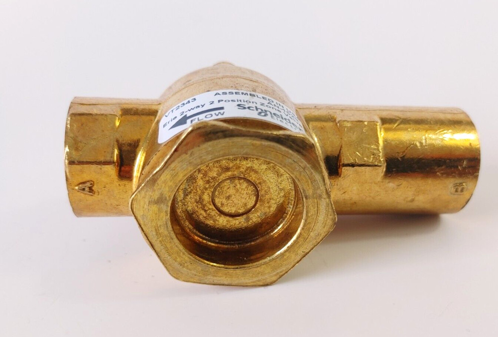 Schneider Electric 3/4" Control Zone Valve Body Erie 2 Way 2 Position VT2343