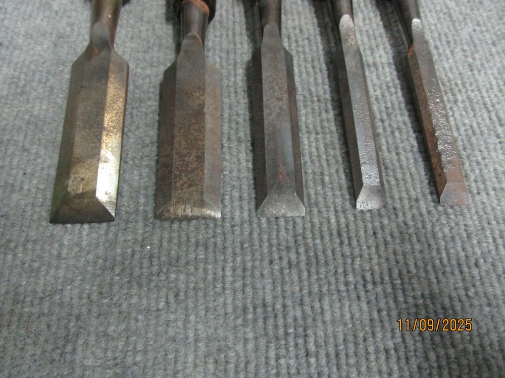 5pc Buck Bros Wood Chisel Set