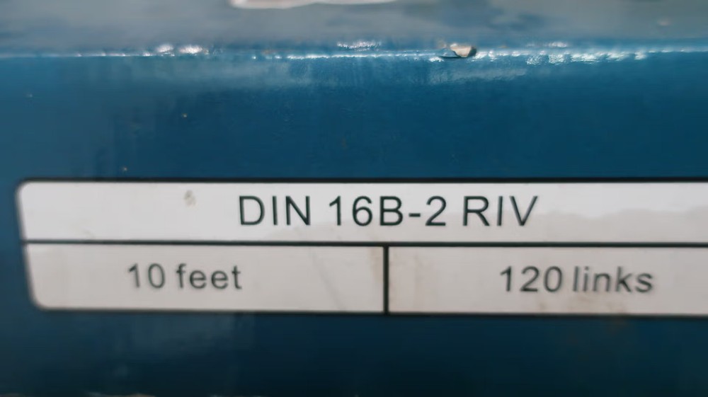 Lynx 16B-2 RIV Double Roller Chain 10ft