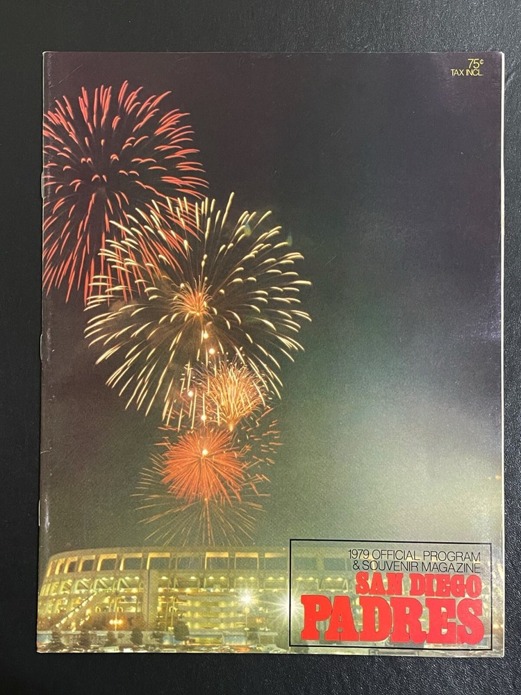 1979 San Diego Padres Official Program Scorecard Ozzie Smith EX++
