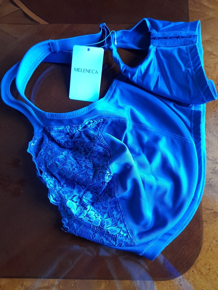 Plus Minimizer Lace Bow Front Underwire Bra 48F (110G)