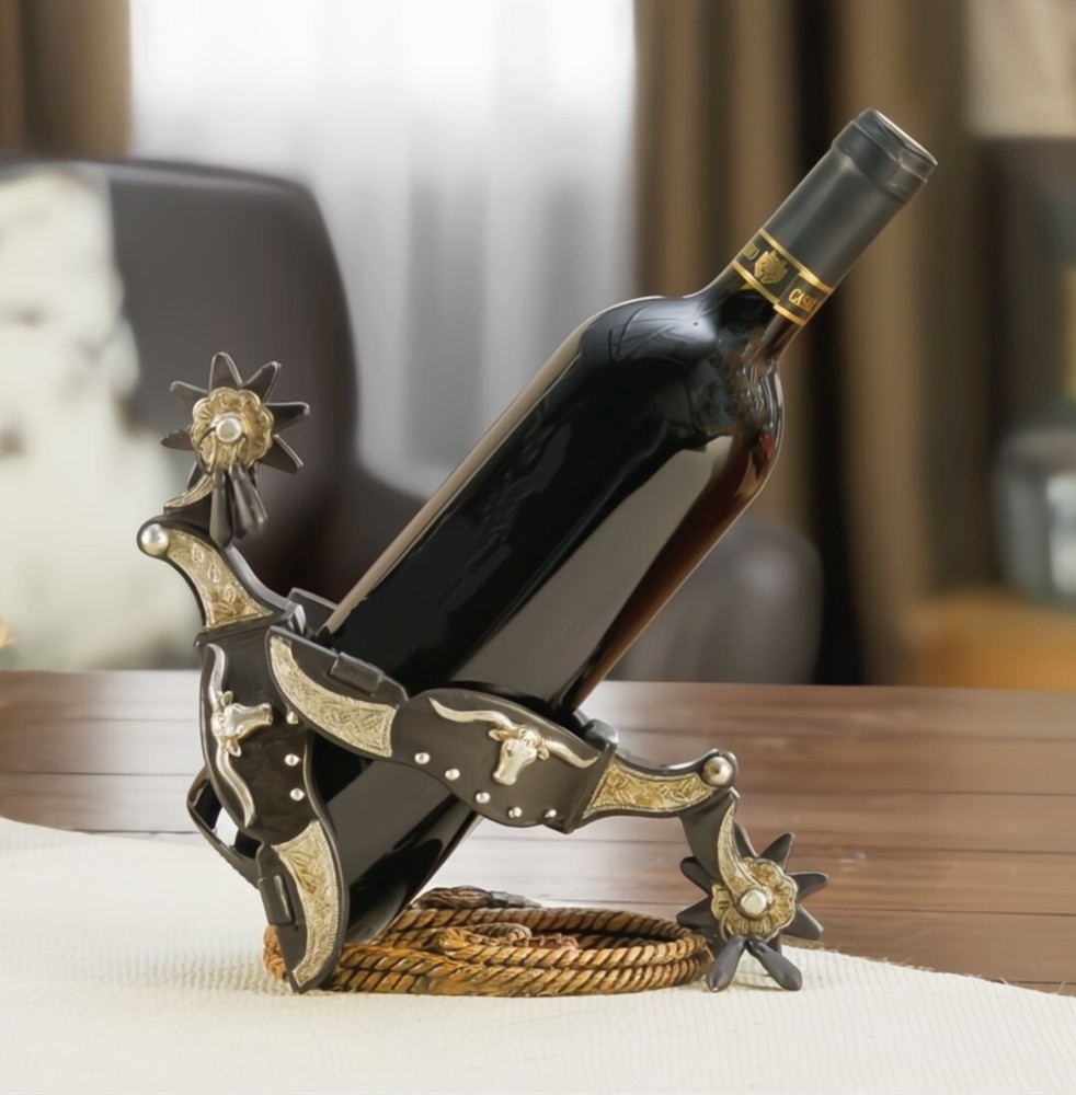 SPUR SHAPED WINE BOTTLE HOLDER