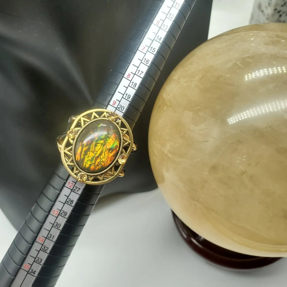 Handmade Copper Iridescent Ring